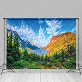 Aperturee - Aperturee Magnificent River Mountain Forest Natural Backdrop